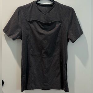 Men's Lalabu Charcoal Gray Dad Shirt Large